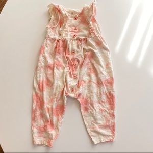 ⭐️5 for $25⭐️ Gap Baby Pink Tie Dye Romper